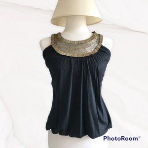 Haute Hippie Embellished Sleeveless Top (M)